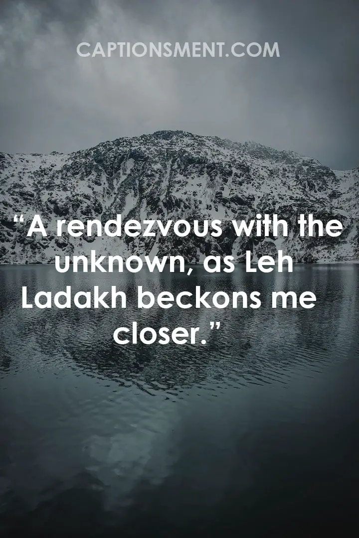 Funny Leh Ladakh Captions For Instagram