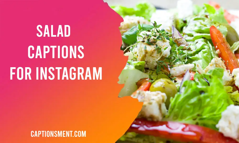 Salad Captions For Instagram