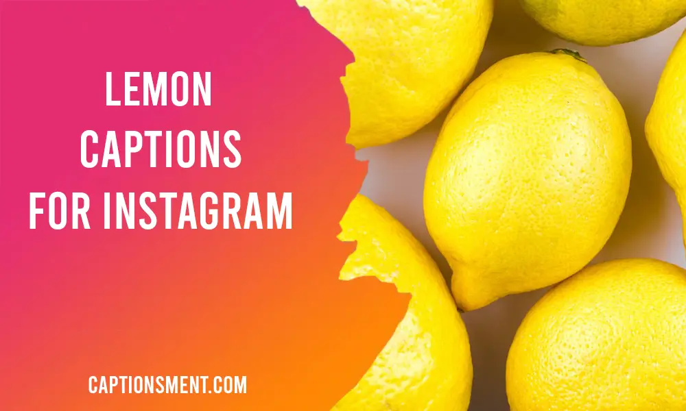 Lemon Captions For Instagram