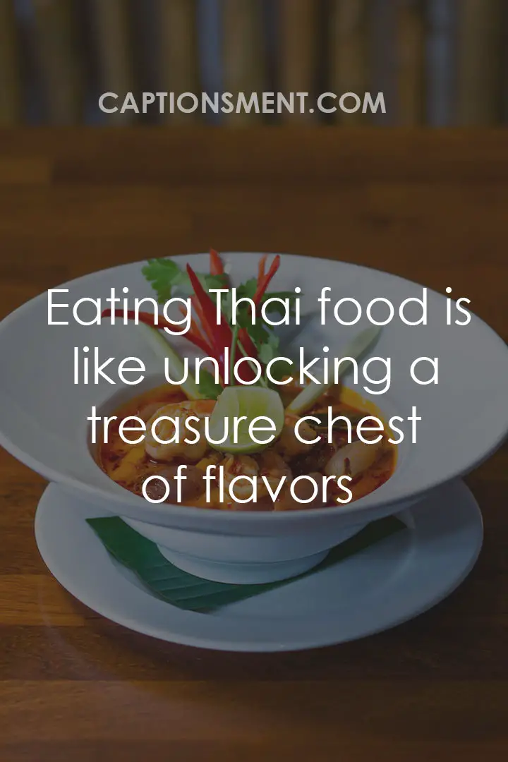 Short Thai Food Captions For Instagram
