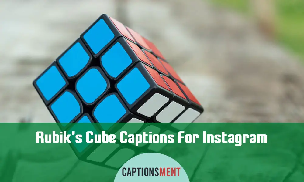 Rubik's Cube Captions For Instagram