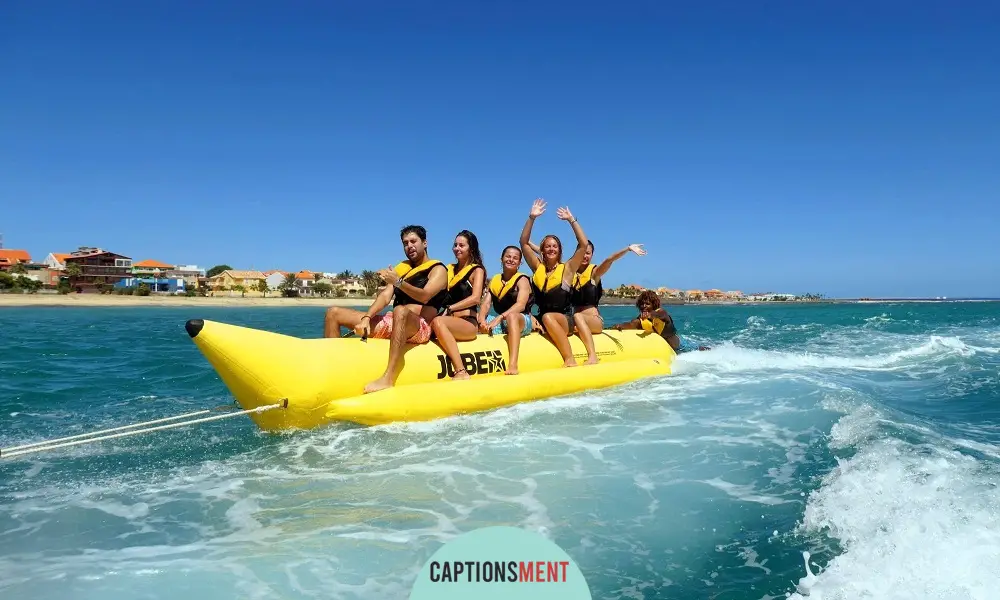 Banana Boat Ride Captions For Instagram
