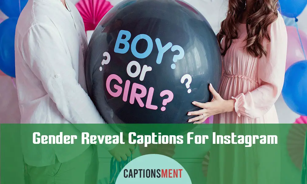 Gender Reveal Captions For Instagram