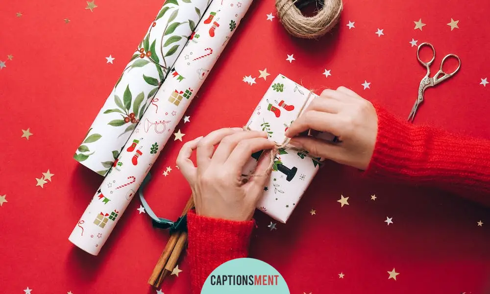 Gift Wrapping Captions For Instagram