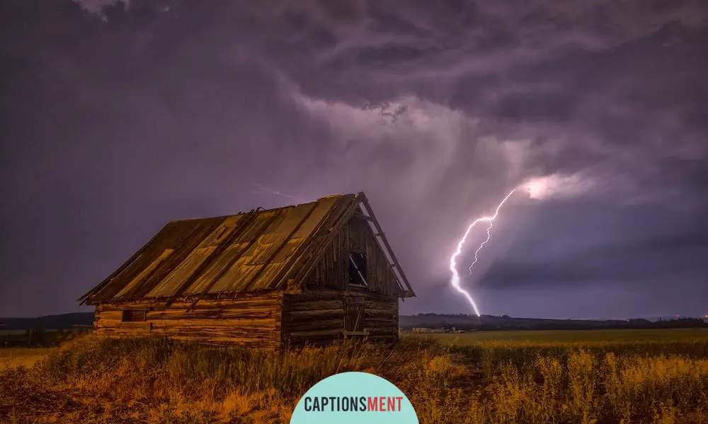 Thunder Lightning Captions For Instagram
